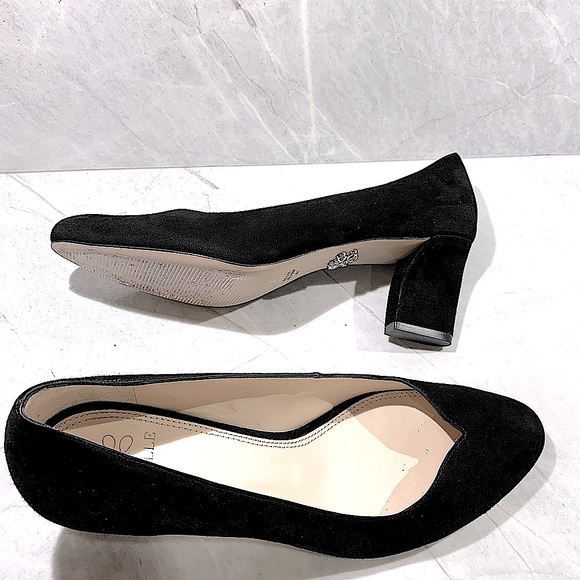 Zevelle black suede heels size 9.5 - Picture 3 of 9